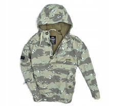 SUPERDRY Field Rookie Męska Kamuflaż Anorak Kurtka S na sprzedaż  PL