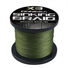 Linha de pesca trançada verde exército potência 8 fios trança afundada PE 8+1 100m-1000m, usado comprar usado  Enviando para Brazil