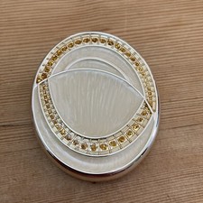 Cream oval compact for sale  KETTERING