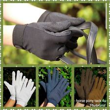 Cotton riding gloves for sale  DUDLEY