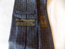 Gucci tie blue for sale  LOUGHTON