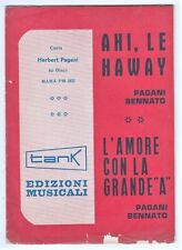 Spartito herbert pagani usato  Settimo Torinese