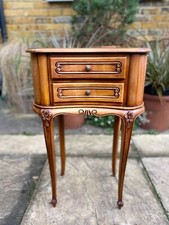 Usado, Mesa de cabeceira francesa vintage estilo Art Deco Louis XV comprar usado  Enviando para Brazil
