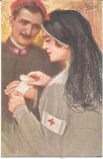 Vecchi F. Prima Guerra Mondiale, 1915. Croce Rossa, Crocerossina. comprar usado  Enviando para Brazil