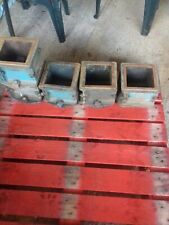 Cubo de teste de concreto 100mm quadrado ESTILO ANTIGO, METAL, 15KG CADA. comprar usado  Enviando para Brazil