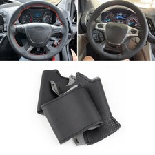 Capa de couro para volante de carro Ford Focus 3 12-14 C-MAX 11-14 KUGA Escape comprar usado  Enviando para Brazil