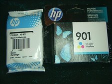 Lote de cartuchos de tinta genuínos HP 901 preto e tricolor 0f 2 comprar usado  Enviando para Brazil