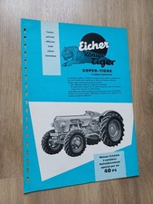 Prospectus tracteur eicher d'occasion  Lys-lez-Lannoy