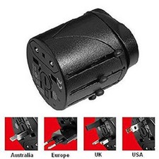 ADAPTADOR UNIVERSAL de viaje mundial portátil electricidad múltiple segunda mano  Embacar hacia Mexico