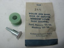 Rolo 64-66 Ford Mercury passageiro Mustang quarto janela faixa canal 245 comprar usado  Enviando para Brazil