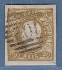 Portugal 1866 König Luis I. 20 Reis olivbraun Mi.-Nr. 19 gestempelt  comprar usado  Enviando para Brazil