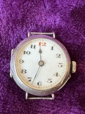 Solid silver watch for sale  FAVERSHAM