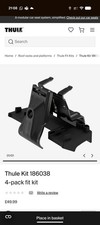 Thule adapter kit for sale  YELVERTON