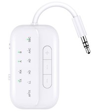 Receptor transmissor Bluetooth, adaptador sem fio 2 em 1 V5.3 para avião, TV, usado comprar usado  Enviando para Brazil