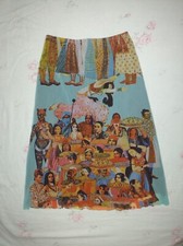 RARE Jean Paul Gaultier Soleil Skirt Iconic Ethnic Print Vintage Archive - M comprar usado  Enviando para Brazil