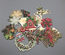 Lote de retalhos de arte em camadas estilo vitoriano papel decoupage papel ferramenta de Natal comprar usado  Enviando para Brazil