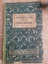 Recettes campagne 1918 d'occasion  Bourges