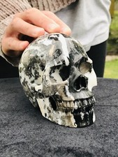 Zebra marmor kristallschädel gebraucht kaufen  Kempen