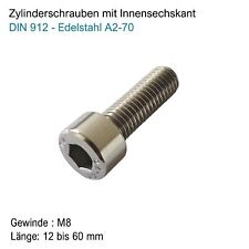 Zylinderschrauben edelstahl di gebraucht kaufen  München