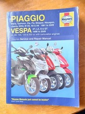 Haynes piaggio vespa for sale  LAUNCESTON