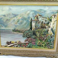 oil coast painting italian for sale  Florence