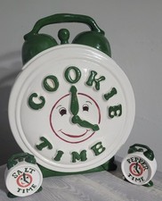 Tesouro Artesanato “COOKIE TIME” Vintage Cookie Jar Friends Programa de TV sal/pimenta  comprar usado  Enviando para Brazil