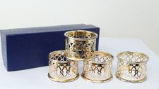 Napkin rings set for sale  SALISBURY