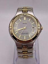 Relógio masculino Citizen Solar-Tech WR 100M data ind. A119-H08631 comprar usado  Enviando para Brazil