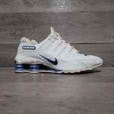 Tênis Nike Shox NZ masculino raro 2010 9.5 branco azul comprar usado  Enviando para Brazil