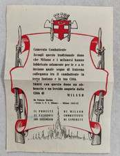 Volantino pnf milano usato  Morra de Sanctis