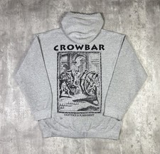 Moletom com capuz banda Crowbar Y2K zíper completo adulto LG lodo metal zumbzzoven para baixo banho ácido  comprar usado  Enviando para Brazil