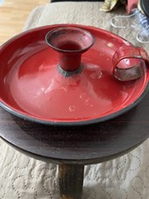 Vintage enamel candle for sale  LONDON