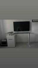 Schreibtisch weiß schrank gebraucht kaufen  München