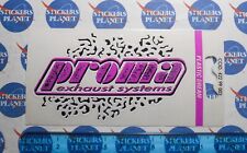 ADESIVO STICKER VINTAGE AUTOCOLLANT AUFKLEBER MOTO TUNING PROMA EXHAUST SYSTEMS segunda mano  Embacar hacia Mexico