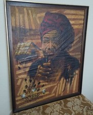 Vintage thai framed for sale  SPALDING