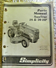 1986 simplicity parts for sale  Tunkhannock