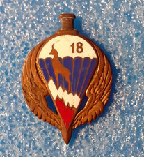 Insigne paras 18ème d'occasion  Fresnoy-le-Grand
