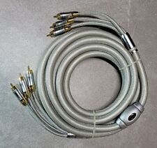 16 pés 3 RCA macho para 3 RCA macho, cabo de vídeo componente ou cabo de áudio comprar usado  Enviando para Brazil