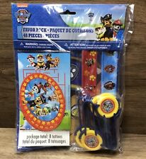 Kit de festa Nickelodeon Paw Patrol 48 peças pacote favorito para 8 adesivos tatuagens máscaras comprar usado  Enviando para Brazil