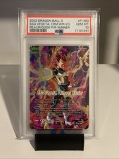 Usado, Dragon Ball Super SSG Vegeta Crimson Warrior Winner folha de ouro P-360 PSA 10 comprar usado  Enviando para Brazil