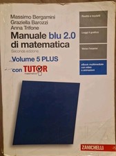 Manuale blu matematica. usato  Pavia