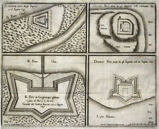 Używany, Greifenhagen Gryfino Original Copperplate Engraving Gualdo Priorato 1670 na sprzedaż  Wysyłka do Poland