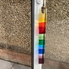 Fused glass multicoloured for sale  MAIDENHEAD