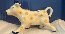 Floral cow creamer for sale  Newark