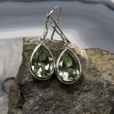 Prasiolith hrring 925er gebraucht kaufen  Berlin