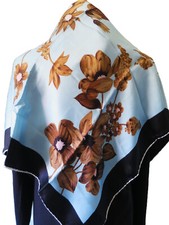 Seidentuch satin schwarz gebraucht kaufen  Garbsen