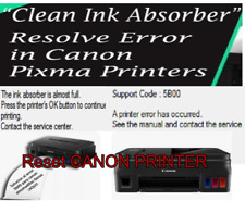 Redefinir Canon, ferramenta de serviço canon v6000, E, G, IB, IP, IX, MB, MG, MX, TS, T, usado comprar usado  Enviando para Brazil