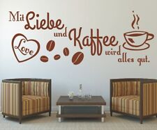 Wandtattoo kaffee küche gebraucht kaufen  Wilster