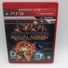 Mortal Kombat Komplete Edition PS3 Greatest Hits CIB Completo Testado Luta 3D comprar usado  Enviando para Brazil