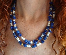 Collana donna pietre usato  Italia